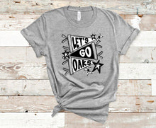 Load image into Gallery viewer, &quot;Let&#39;s Go Oaks&quot; Spirit Tee  - Adult

